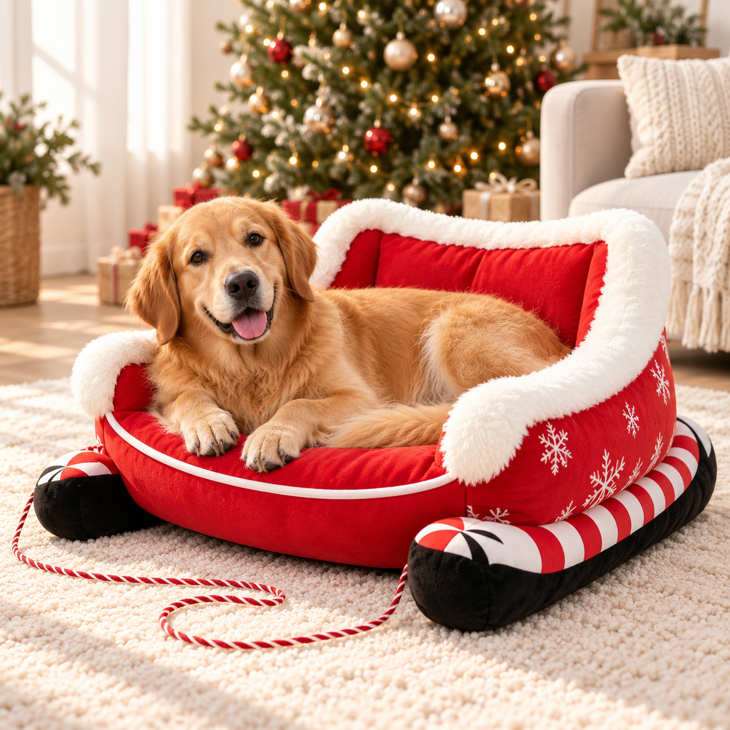 The Christmas Sleigh Bed